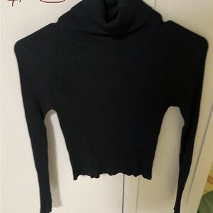 Black Turtleneck Sweater